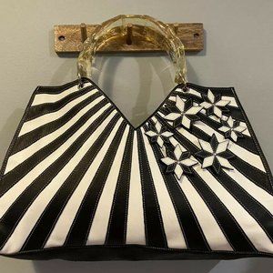 Vintage Inge Sport by Inge Christopher Leather Handbag Purse Tote